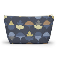 Frond Accessory Pouch w T-bottom in Indigo